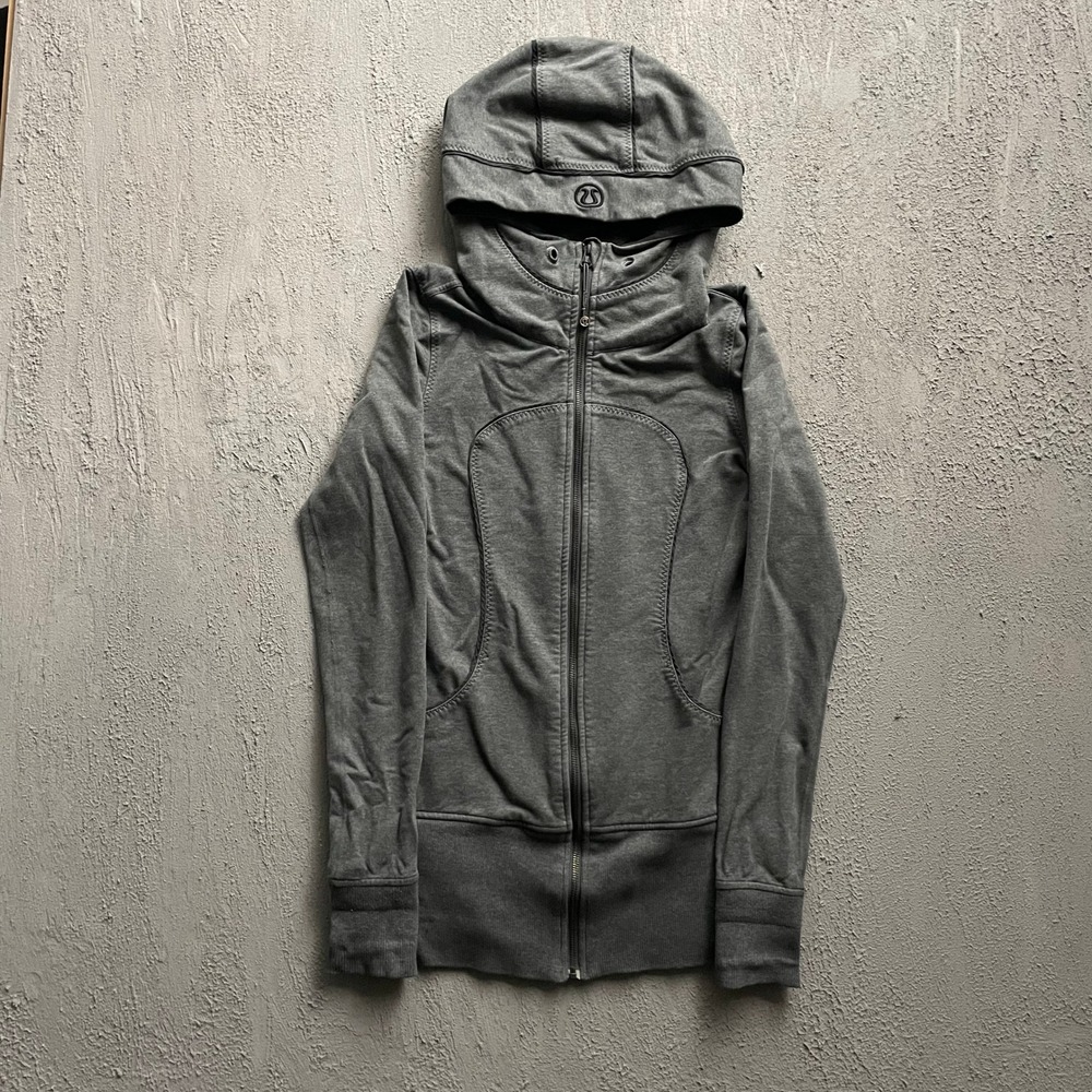 Lululemon Full Zip Scuba Hoodie Women Size 8 Grey